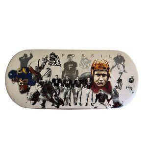 Vintage 1995 NFL Fossil Watch Case Tin NO WATCH Tin only Football Collectible